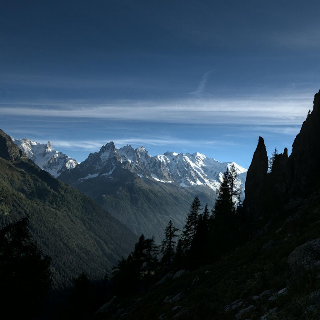 Alpes Mountains Drone Shot