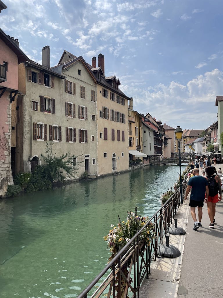 Water Canal in Annecy, France